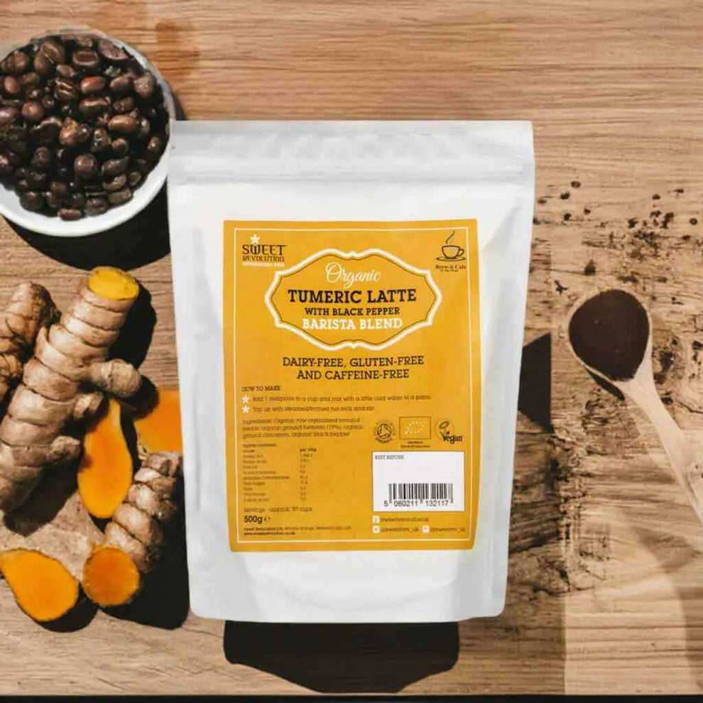 Latte de cúrcuma 250gr + Vaso portátil .