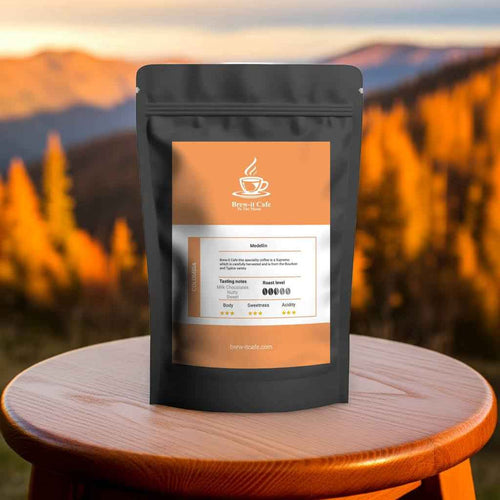 Café colombiano molido de Medellín - Especialidad de origen único.250Gr