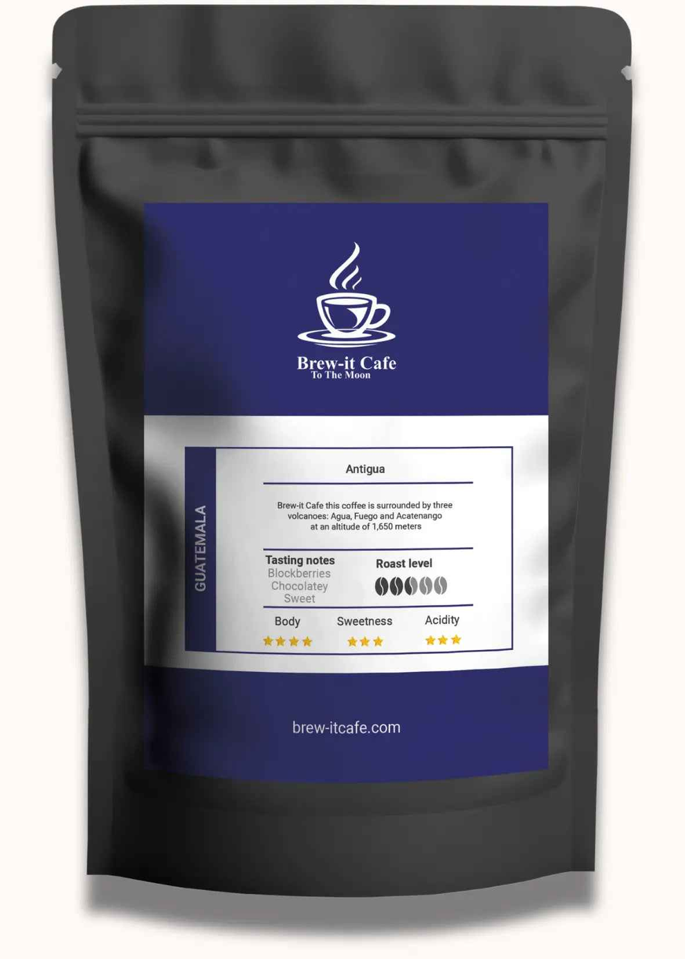 Café guatemalteco Antigua - Especialidad de origen único.250Gr