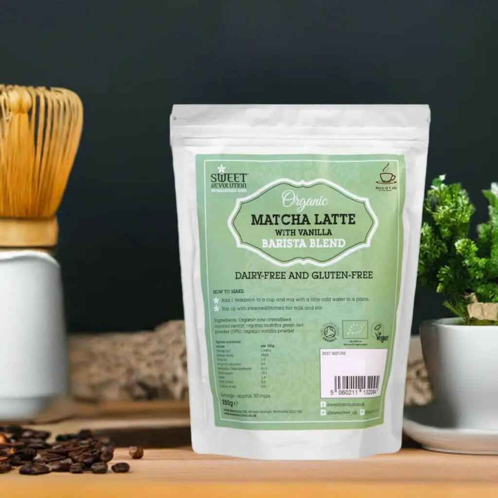 Latte Matcha Orgánico con Vainilla .250Gr