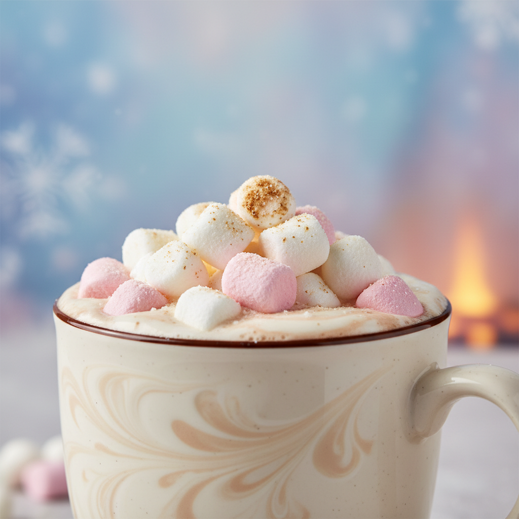 Chocolate blanco caliente