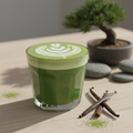 Latte Matcha con Vainilla